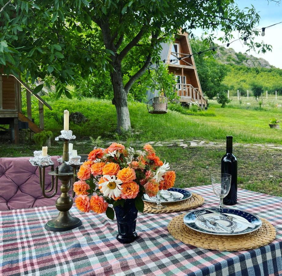 Teo's Cottages Dedoplis Tskaro Esterno foto