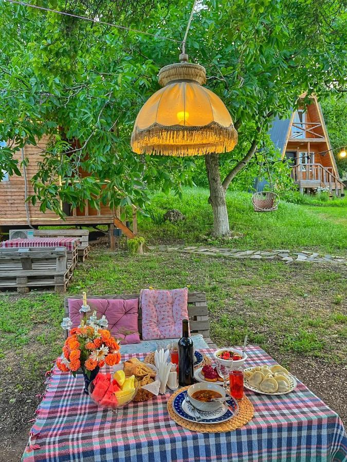 Teo's Cottages Dedoplis Tskaro Esterno foto